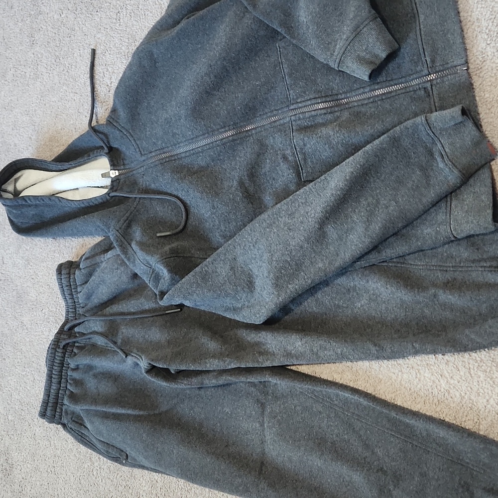 Mens DSG gray sweatsuit set